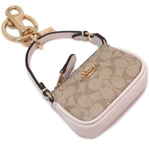 COACH mini key chain purse